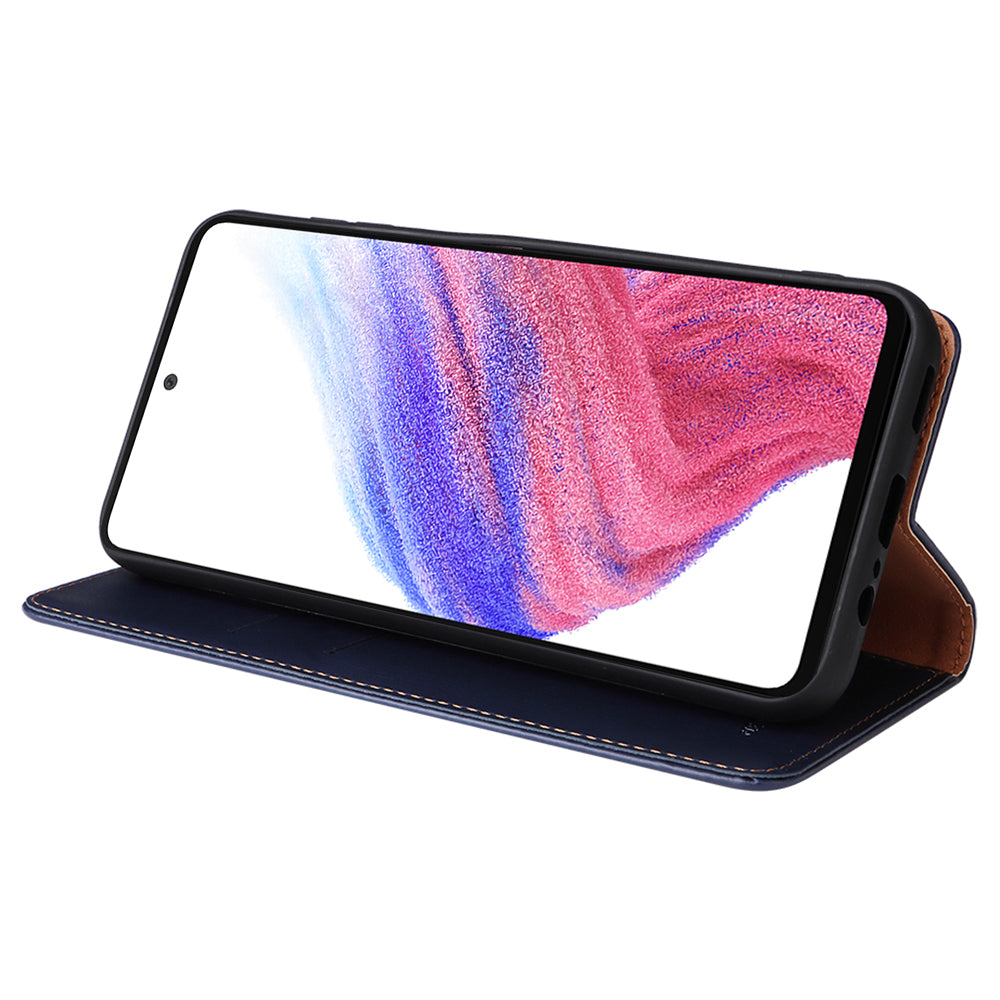 FIERRE SHANN For Samsung Galaxy A14 5G / A14 4G PU Leather Wallet Phone Case Folding Stand Anti-drop Cover FIERRE SHANN For Samsung Galaxy A14 5G / A14 4G PU Leather Wallet Phone Case Folding Stand Anti-drop Cover